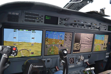 Honeywell Synthetic Vision cockpit