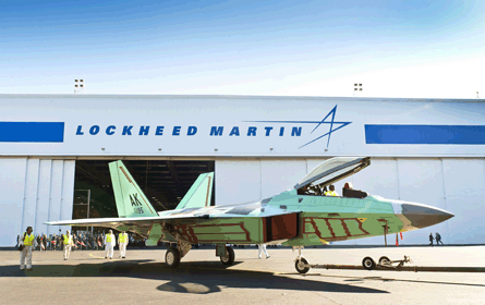 Final F-22 at Lockheed Martin Marietta