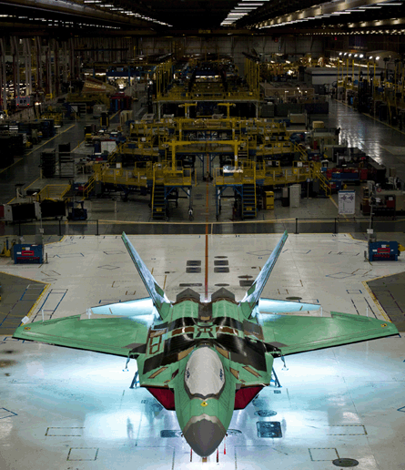 Final F-22 on production line