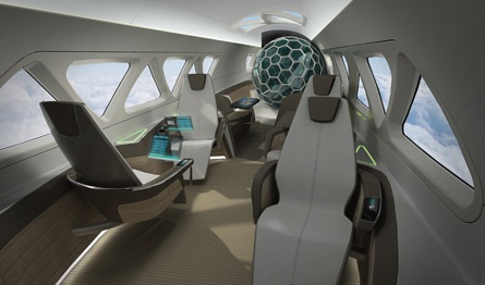 PEMAS LIFE business jet cabin