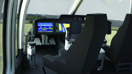 Bell 525 Relentless cockpit