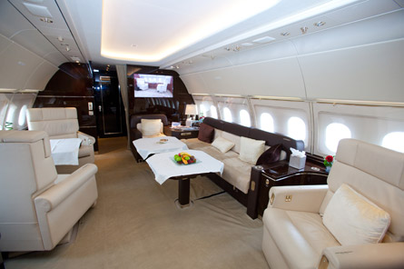 Airbus ACJ cabin interior