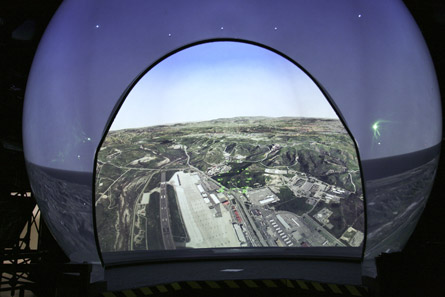 F-16I simulator dome, 