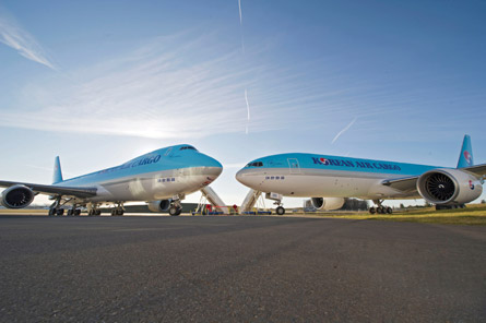 Korean Air Cargo 747-8F and 777F, 