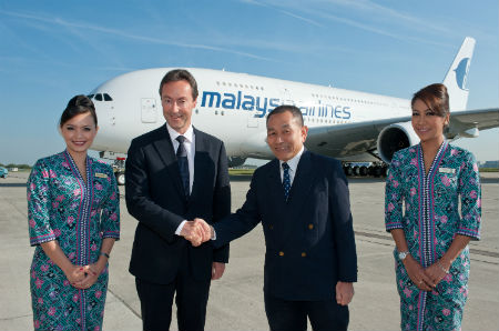 MAS A380 delivery