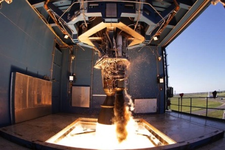 SpaceX Merlin 1D firing