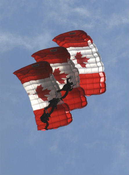Canadian SkyHawks parachute team