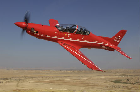 PC-21 over UAE - Pilatus