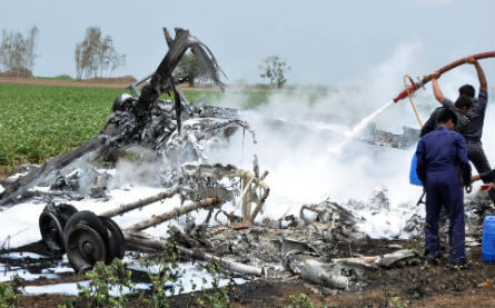 Indian Mi-17 crash - Rex Features