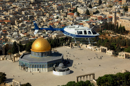 Israeli Police Bell 206 helicopter