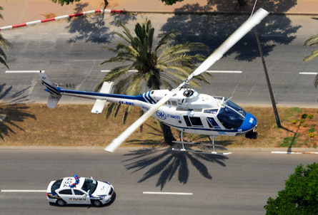Israeli Police Bell 206 helicopter