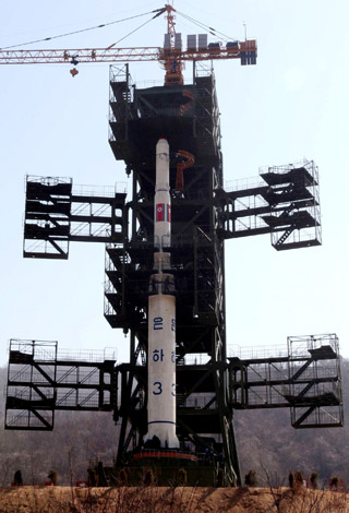 North Korean Taepodong-3 rocket