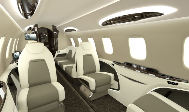 Learjet 85 interior