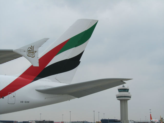 Emirates A380 LGW again