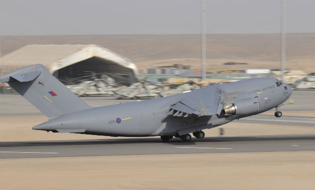 RAF C-17 Afghanistan - Crown Copyright