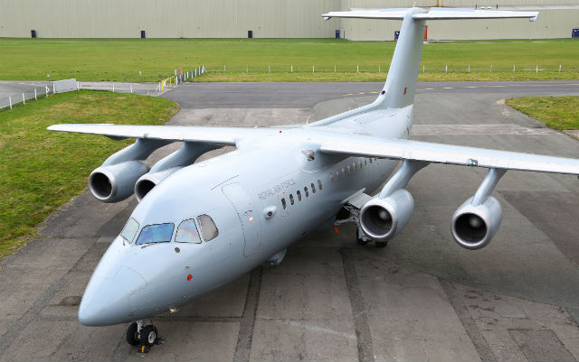 BAe 146 C3 above - BAE Systems