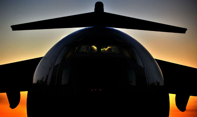 C-17 sunset - USAF
