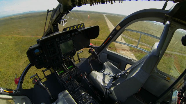 EC145 unmanned interior