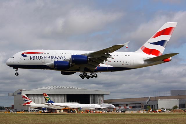 BA A380 Heathrow 