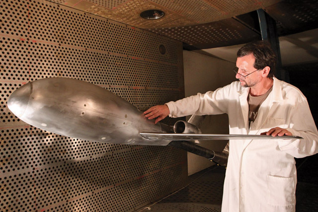 TsAGI biz jet wind tunnel testing