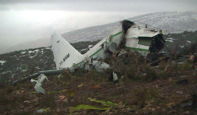 Algeria C-130H crash - Rex Features