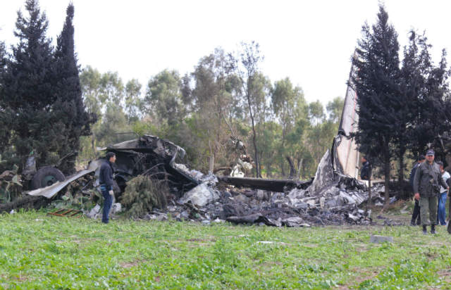 Libyan An-26 crash - Rex Features
