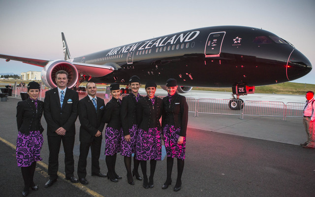 Air NZ 787-9 delivery by Air NZ