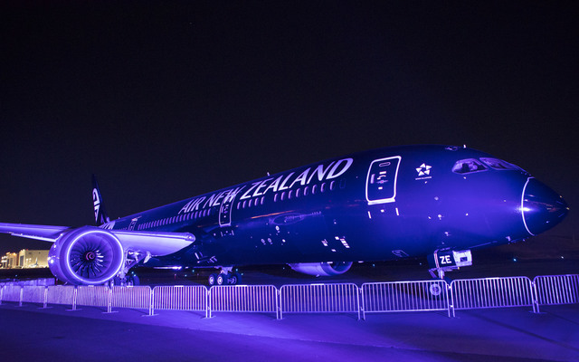 Air NZ 787-9 delivery dark by Air NZ