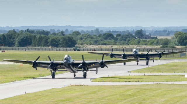 Lancasters taxi - Crown Copyright