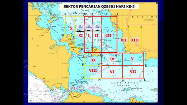 QZ8501 new search zones - Malaysia Chief of Navy