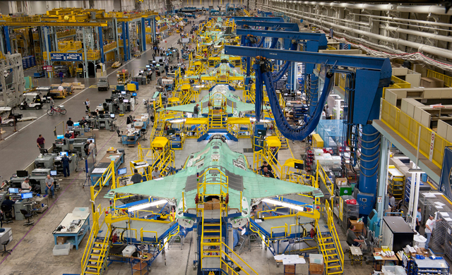 F-35 assembly line