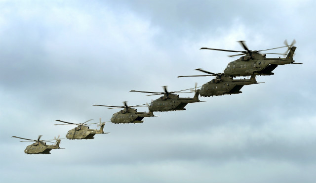 Merlins for Royal Navy - Crown Copyright