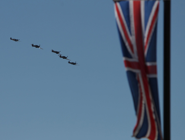 75th anniversary Battle Britain flyby
