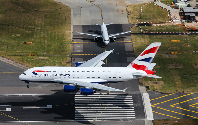 Heathrow landing