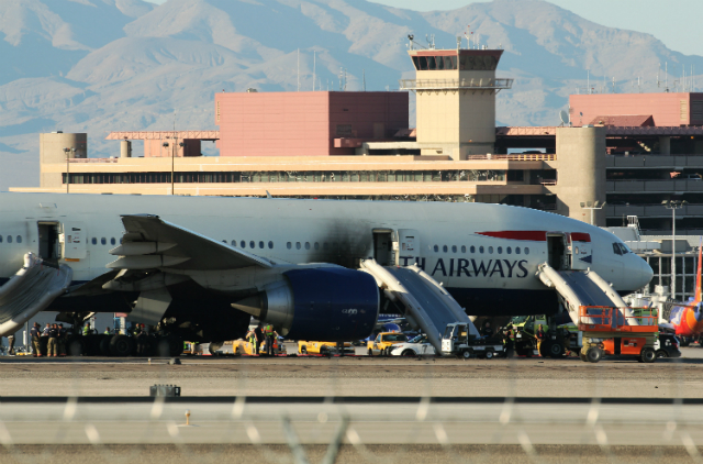 BA 777 at Las Vegas