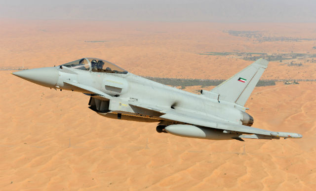 Kuwait Typhoon mock-up - Eurofighter