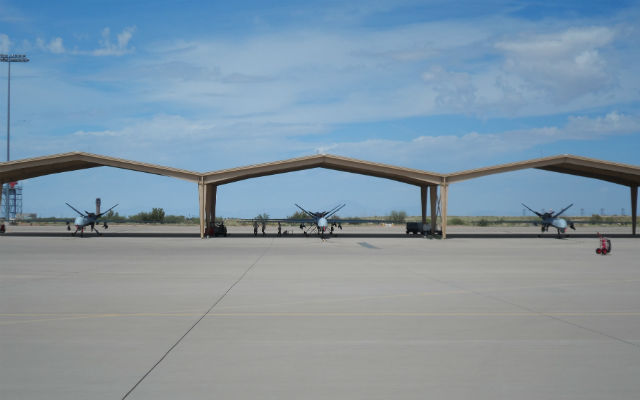USAF MQ-9 at Holloman AFB - Beth Stevenson