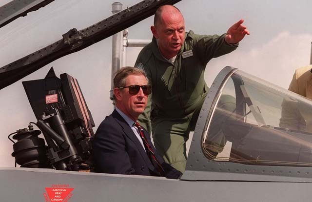 Prince Charles at Dubai air show 1999