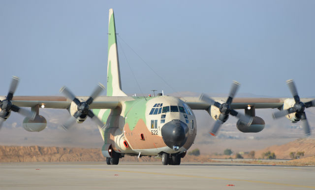 Upgraded Israeli C-130H - Hagar Amibar Israeli air