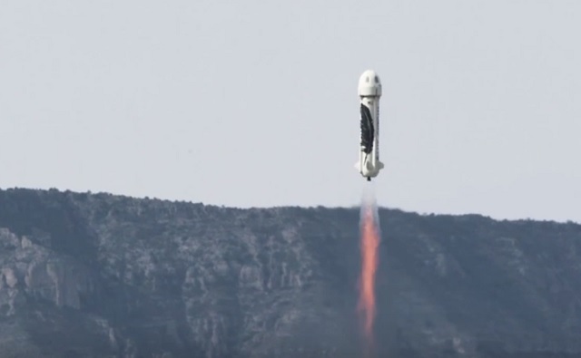 Blue Origin's New Shepard space vehicle