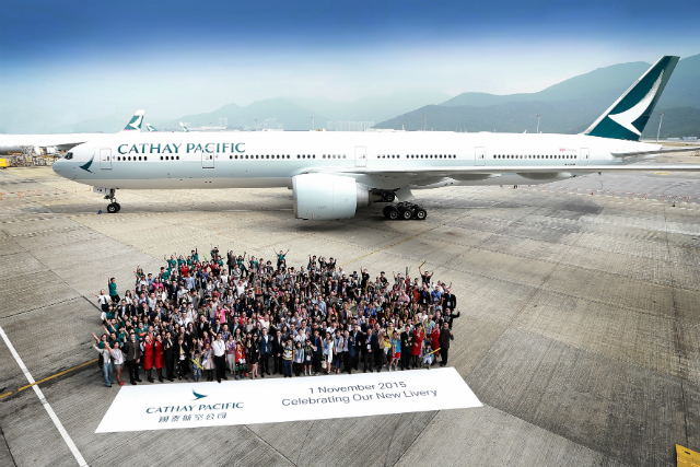 Cathay Pacific new livery
