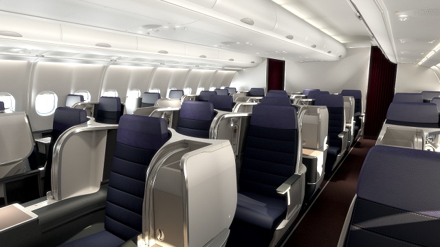 Malaysia Airlines new A330 business class seats