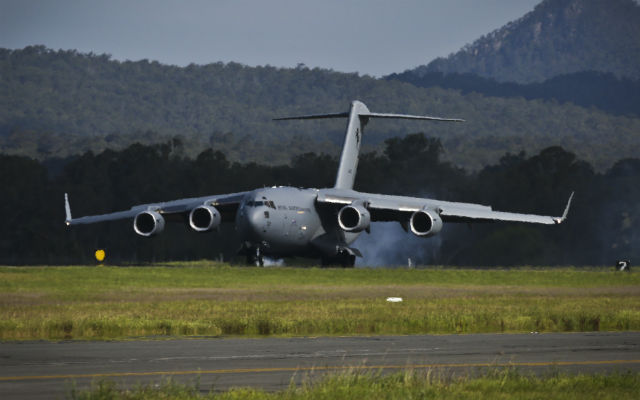 RAAF C-17A delivery Nov 2015 - Commonwealth of Aus