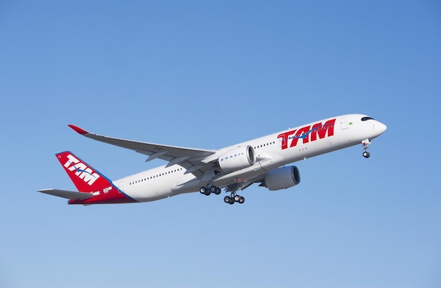 TAM A350 flight