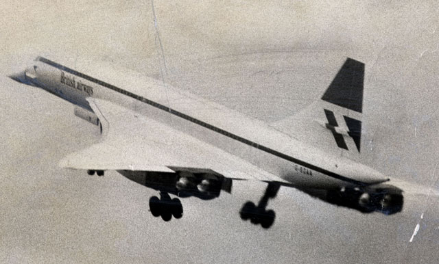 First BA Concorde flight