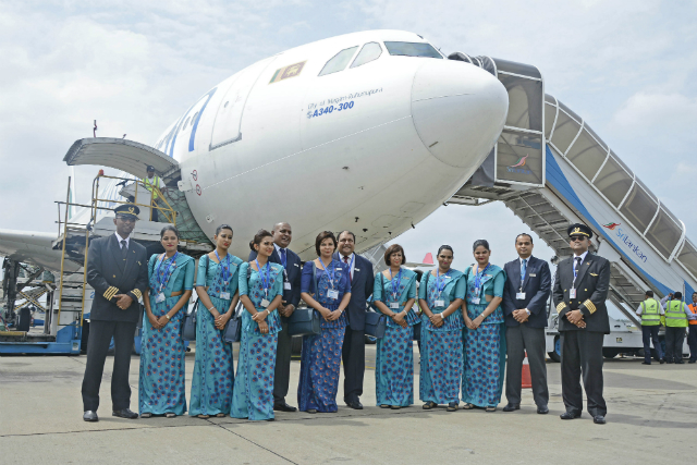 SriLankan A340-300 last flight with crew