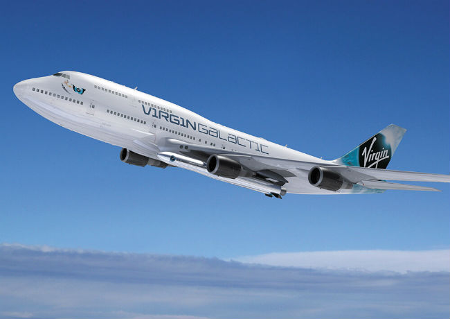 LauncherOne 747 c Virgin Galactic