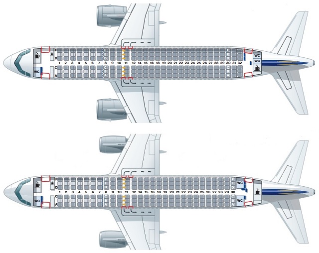 Lufthansa A320neo seating