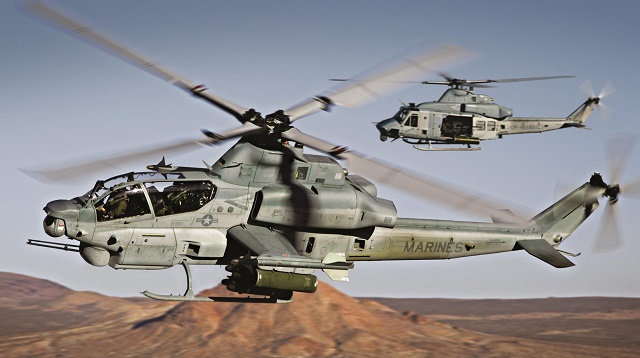 Bell Helicopter AH-1Z Viper and UH-1Y Yankee. Bell