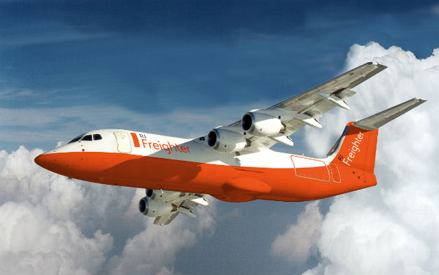 RJ100 freighter - BAE Systems